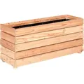 Pflanzkübel Holz "Modulo" aus naturbelassener Lärche 30x90x39 cm - Naturbelassen