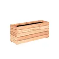 Mega Holz Pflanzkübel MODULO 90x30x39 cm (BxTxH) - wetterfester Blumenkasten aus heimischen Lärchenholz - Blumenkübel aus witterungsbeständiger Lärche für Garten, Terrasse und Balkon, Modular, Holz