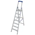 KRAUSE Stufen-Stehleiter "STABILO", 7 Sprossen, Aluminium - silberfarben