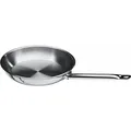 Schulte-Ufer Trigon FRY PAN 190050-28 Bratpfanne, 28 cm max. Durchmesser, Edelstahl, Induktionsherd-geeignet - Silber
