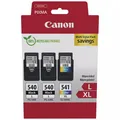 Canon PG-540L + CL-541XL Druckerpatronen Multipack - 2 x schwarz / 1 x farbig (5224B017)