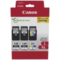 Canon 3erPack cyan/magenta/yellow/2x black PG540L/CL541XL