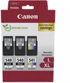 3 Canon Druckerpatronen Tinte 2x PG-540 L BK / CL-541 XL tri-color Multi Value