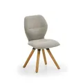 Niehoff Sitzmöbel Merlot Design-Stuhl Stativ-Gestell Massivholz/Stoff Venice - Wildeiche