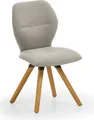 Niehoff Sitzmöbel Merlot Design-Stuhl Stativ-Gestell Massivholz/Stoff Venice