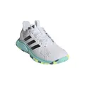 adidas Hallen-Indoorschuhe Court Flight weiss/blau/schwarz Damen, Größe Euro (US): 40 (8)