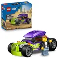 LEGO City Hot Rod - Race Car Toy w/a Driver Minifigure & Folding Roof - Fine Motor Skills Building Set - Small Birthday Gift Idea for 5+ Year Old Boys - 60485