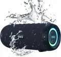 MIFA A90 Bluetooth Lautsprecher 60W kabellos IPX7 wasserdicht RGB-LED-Licht...