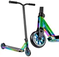 Chilli Rocky Scooter Grind - 360 - neochrome| Erstklassiger Stunt-Scooter | Robuster Roller, drehbarer Lenker ideal für Tricks geeignet (Special neochrome inklusive Schloss)