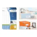 HERMA Premium - Selbstklebende Adressenetiketten - Mattes Weiß - 63,5 x 33,9 mm - 600 Etikett(en) (25 Bogen x 24) (4500)