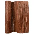 UNUS GARDEN Balkonsichtschutz Sichtschutz Rinde (1-St., 100% natürliche Baumrinde) Balkonsichtschutz, Sichtschutzmatte, Sichtschutzzaun braun 500 cm x 80 cm