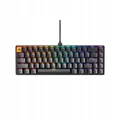 Mechanische Tastatur Compact 65% 67 Tasten Schwarz Hotswap Rgb