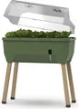 Gusta Garden SAMMY SALAD selbstbewässernder Pflanzkübel mit Deckel, dunkelgrün