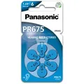 Hörgerät-Batterie Panasonic 675, PR-675, 6 Stück