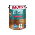 BAUFIX Multispray Holzlasur nussbaum seidenglänzend, 5 Liter, Holzlasur