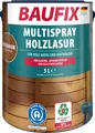 BAUFIX Multispray Holzlasur nussbaum seidenglänzend, 5 Liter, Holzlasur
