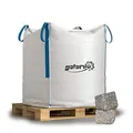 Granitpflaster Pflastersteine Kleinpflaster Granit Pflaster Stein Garten Rasenkante Naturstein Gespalten Grau 7/9cm 1.000kg BigBag / 1 Palette
