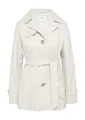 s.Oliver Kurzer Trench mit Gürtel wollweiß 46