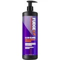 Fudge Professional Original Clean Blonde Shampoo | Großpackung, violette Tönung für blondes Haar – 1 Liter