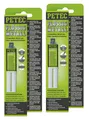 2x PETEC Flüssigmetall 25ml Epoxy Klebstoff grau Metallkleber - 97425