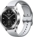 XIAOMI Watch S3 Smartwatch Edelstahl Fluorkautschuk, 22 mm, Silber