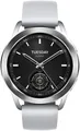 XIAOMI Watch S3 Smartwatch Edelstahl Fluorkautschuk, 22 mm, Silver Grade A