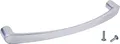youngschwinnDESIGN - Möbelgriff aus Metall Mattchrom | Länge: 136mm, Bohrlochabstand: 128mm | Schrankgriff, Schubladengriff | Incl. Schrauben