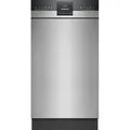 SR43ES25ME iQ300, Spülmaschine edelstahl (gebürstet)/schwarz, 45 cm, Home Connect