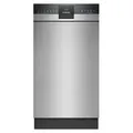 Siemens SR43ES25ME, Unterbau, Single (45 cm breit), Gebürsteter Stahl, Schwarz, Tasten, 1,75 m