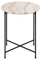 ACTONA GROUP Beistelltisch Avila, Ecktisch, rund, Tischplatte aus Marmorstein, T: 52 cm