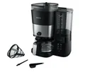Philips Grind & Brew Kaffeemaschine HD7900/50 - Schwarz/Silber