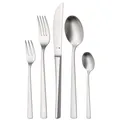 WMF Corvo Besteckset 12 Personen, 66teilig, 60 Teile mit Servierbesteck, Hohlhef