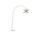 Lindby Bogenleuchte Stehlampe Valdorin beige Papier 195 cm IP20 Lampe Leuchte573
