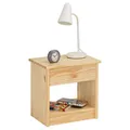 IDIMEX Nachttisch Moritz, Kiefer Natur lackiert, Massivholz, Landhausstil, Landhaus, Kommode