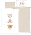 Babybettwäsche BABY BEST "Little Friends", bunt, B/L: 100cm x 135cm, 1 Stk., 1 Stk., Renforcé, B/L: 40cm x 60cm, 2 Stk.