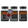 TRISTARcolor Motorradlack Lackstift Set für BMW Motorrad 675 Red Metallic Grundlack Basislack Klarlack je 50ml