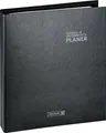 Ringbuch-Kalender mit Einlage 2026/2027 | A4+, Kunststoff, schwarz 2 Seiten =...