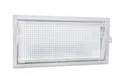 ACO 90x60cm Kellerfenster Isoglasfenster + Schutzgitter Kippfenster Fenster weiß