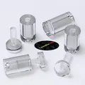 4x Klare Abstandshalter Acryl transparente Kunststoff-Distanzhalter 19x30mm