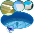 Komplett SET Pool Bodenbelag inkl. Ø 3,00 x 1,20 m Rundpool Erdeinbau conZero