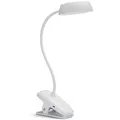 Philips Leselampe DSK201, mit Klemme, LED, dimmbar, neutralweiß, USB & Akku