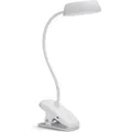 Philips Schreibtischleuchte Donutclip 3 W 4000 K 175,m mit Akkubetrieb Weiß
