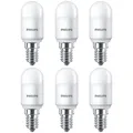 6 x Philips LED Leuchtmittel T25 Röhre 3,2W = 25W E14 matt 250lm warmweiß 2700K
