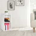 FineBuy Standregal Weiß Regal 30x60x30 cm Modern Holzregal Holz Nischenregal