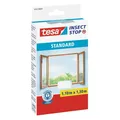 tesa Insektenschutz STANDARD für Fenster, mit Klettband, ohne Bohren (110 x 130 cm) (55671-00020-03)