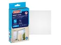 tesa® Klett-Fliegengitter INSECT STOP, zum Befestigen an Fensterrahmen, L 1100 x B 1300 mm, weiß-transparent