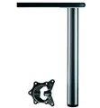 TopLine Tischbein Tischbein Alto 110cm Stützfuss Chrom glänzend höhenverstellbar + 2,5cm
