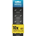 Absina Knopfzelle LR60 / LR621 / AG1, 14 mAh, 10 Stück