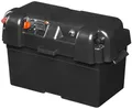 Pro Plus Batteriekasten, 2xUSB, 1x12V-Stecker, Voltmeter, 35x18x20cm, schwarz