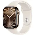 Apple Watch S10 Gold Titanium Sport Band Polarstern S/M GPS + Cellular 46mm MWYX3QF/A 2024